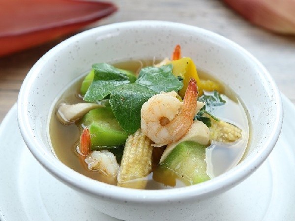 แกงเลียงกุ้งสด