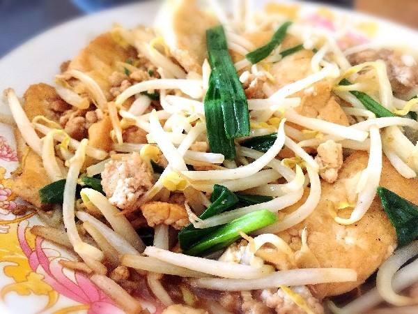 ผัดถั่วงอกเต้าหู้เจ  (ส่ง18.10.69)