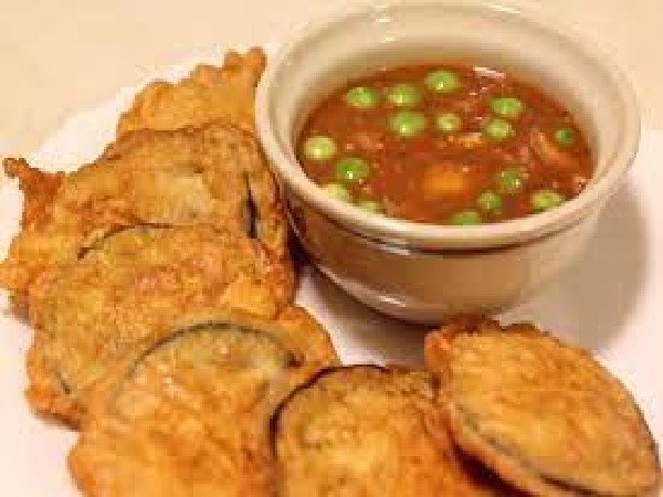 น้ำพริกกะปิ+ผักทอด