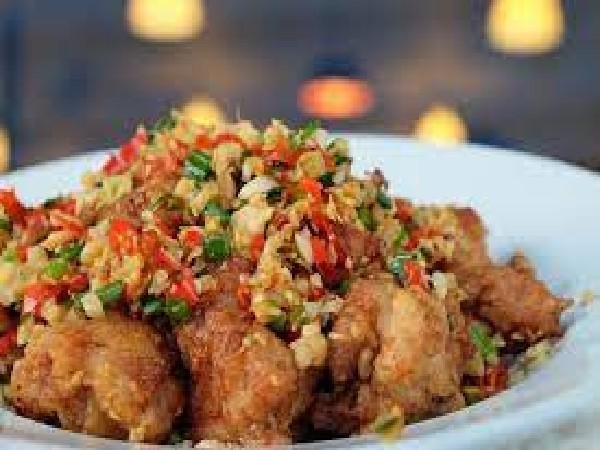 ไก่คั่วพริกเกลือ